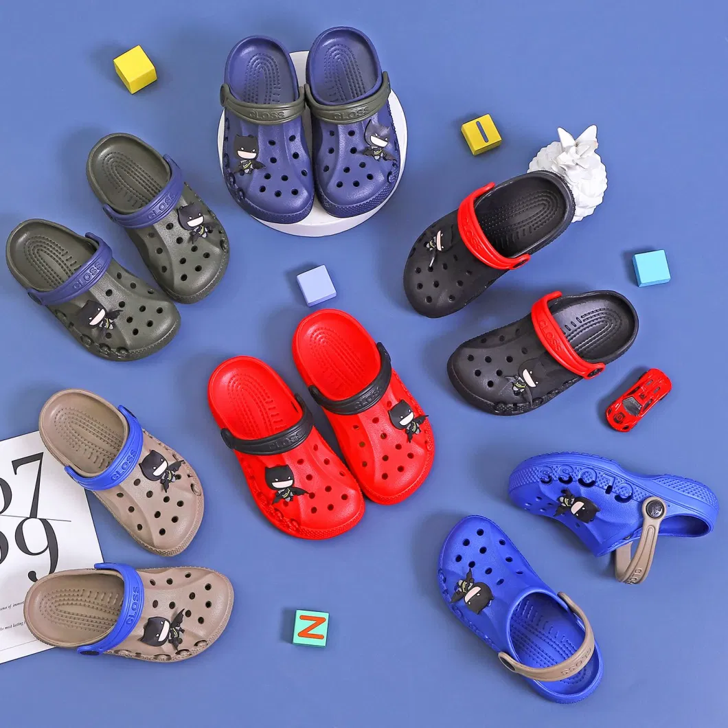 Waterproof Customized Durable Children Unisex Beach EVA Garden Clogs Cartoon Plastic Platform Cute Anti-Slip Garden Shoes
